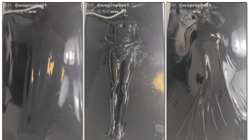 【哈曼哈w】7层乳胶衣穿入艾米莉亚真空床