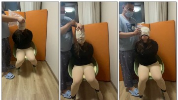 【旺仔原创】双层塑料布呼吸玩弄媳妇