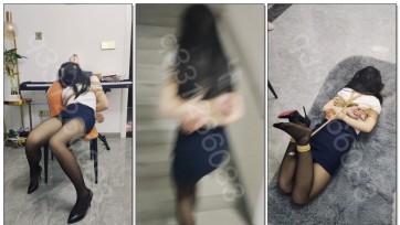 【欢乐谷原创】被捆绑过后逛天台然后滴蜡