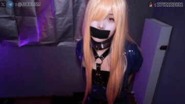 【JIOBDSM】喜多川海梦警制服cos 漆皮单手套 皮革脚镣 强制站立