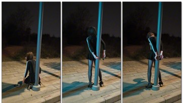 【Sub咔咔】第一次户外手脚背铐SubM