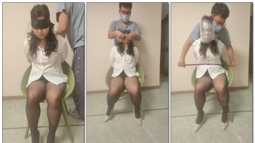 【旺仔原创】黑丝干呕堵嘴意外终止外加十层保鲜膜调教骚妇