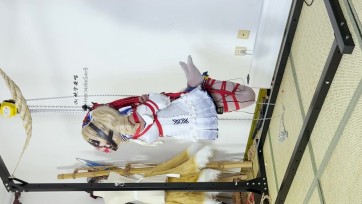 【坎喵】原神cos-芭芭拉泳装折腿悬吊放置+强制抬头+电击+强高