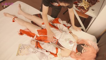 【小萌同学】八重神子BL，足控福利！勒死后不断玩裸足