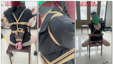 【三五小脚】椅子上的狗 奴