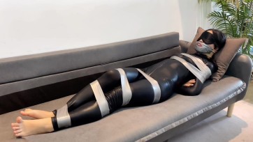 【默示录】【小洁】布基胶带封嘴+绝缘胶带封嘴+画嘴唇~