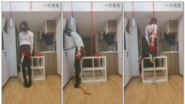 【一只萌熊】牛奶灌肠充气 马具口球高跟电击蒙眼罚站