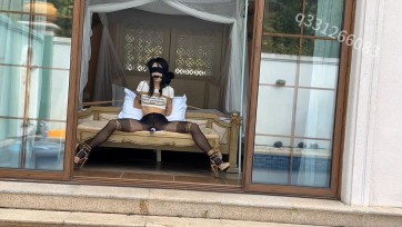 【欢乐谷原创】别墅院子调教下