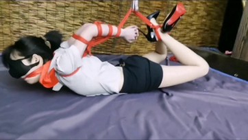 【HD飞天原创】柔仙儿上一次日式和5花玩的不过瘾，这一次要玩后手观音和直臂驷马，这一次手下不留情，紧缚，紧缚，在紧缚，看她最后是什么感觉？