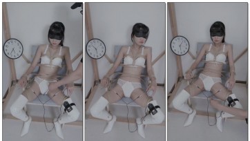 【冷与贝】冷酱内衣长靴捆绑，蒙眼随机项目惩罚调教