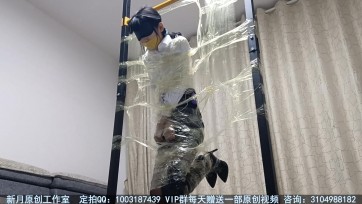 【新月原创】【红豆】 飞天胶带缚 还放了TD折磨 部分正片+花絮