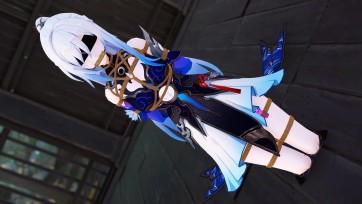 【3D动画】【星穹铁道拘束】镜流监狱跪缚+站缚