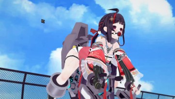 【3D动画】天台上的花火 大字拘束器 ru夹 电击 赛博木马 口球 PJ AMB