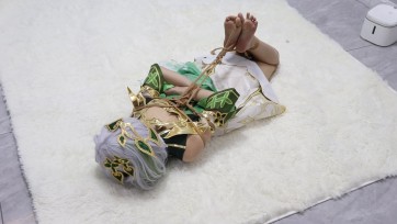 【咕咕原创】小草神の裸足驷马电击tk-足底处刑，带电火花的超硬核电击！视觉效果超棒！脚心电的通红~