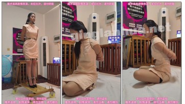 【束心工作室】小月旗袍站立架强制站立，五花捆绑，斩首，简单剧情