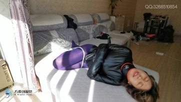 【JS】若灵《紧缚实验2》超严密堵嘴 棒刺激 原味封堵 拘束衣