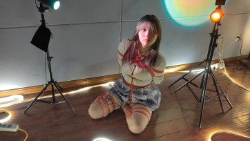 【一绳所爱】李珂儿玩自缚，做访谈节目