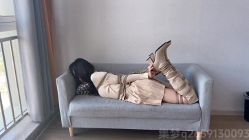 【集梦】丹丹的捆绑逃脱贩卖 （五花）（直臂）（驷马）（口枷）（长靴）（青春少女）