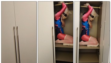 【星河】kigurumi衣柜拘束放置挣扎