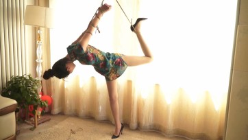 【逍遥】活动之余，旗袍女子的绳艺生活