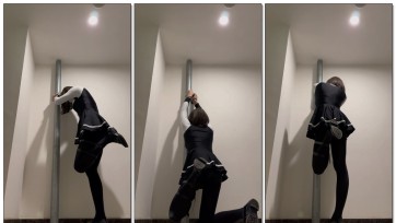 【Sub咔咔】楼道单腿定时手铐自缚SubM