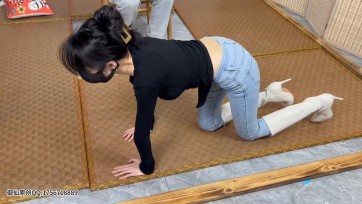 【御仙工作室】梦梦之讨债的惩罚（紧身牛仔裤超长美腿）