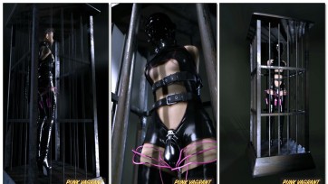 【3D动画】《被禁YU在囚笼的马可》，CD男M、乳胶衣、单手套、全包头套、CB锁、ZD蛋BDSM禁YU动画短片