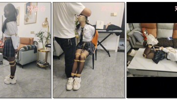 【欢乐谷原创】闯入家中强行捆绑jk少女深度版