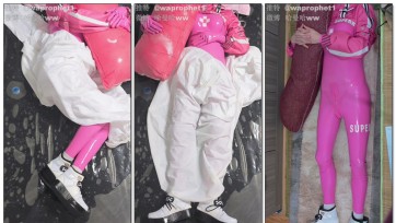 【哈曼哈w】爱丽丝第八弹，三层胶衣4升灌肠45厘米g塞耐久7小时睡觉